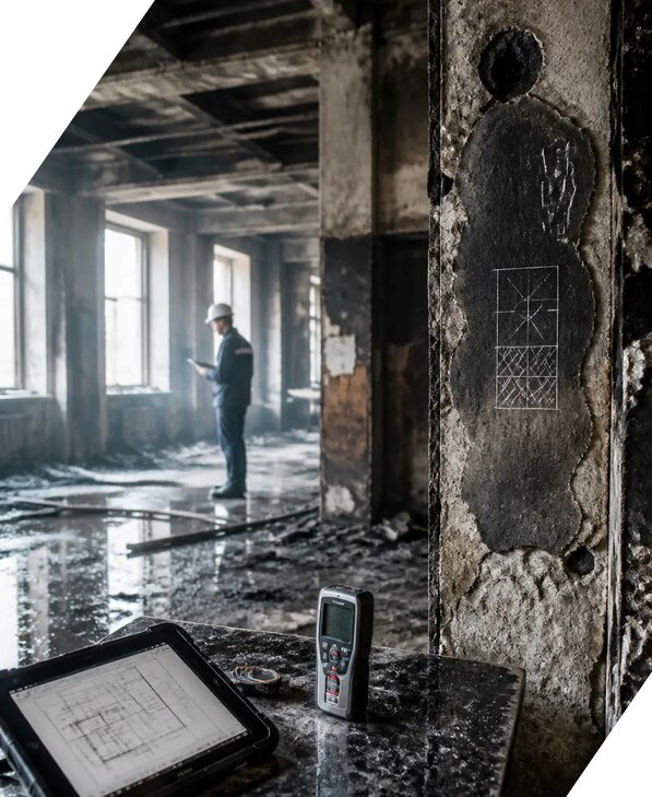Обследование зданий после пожара в Красном Сулине от 15309 р. | ЭкспертизаРоссия